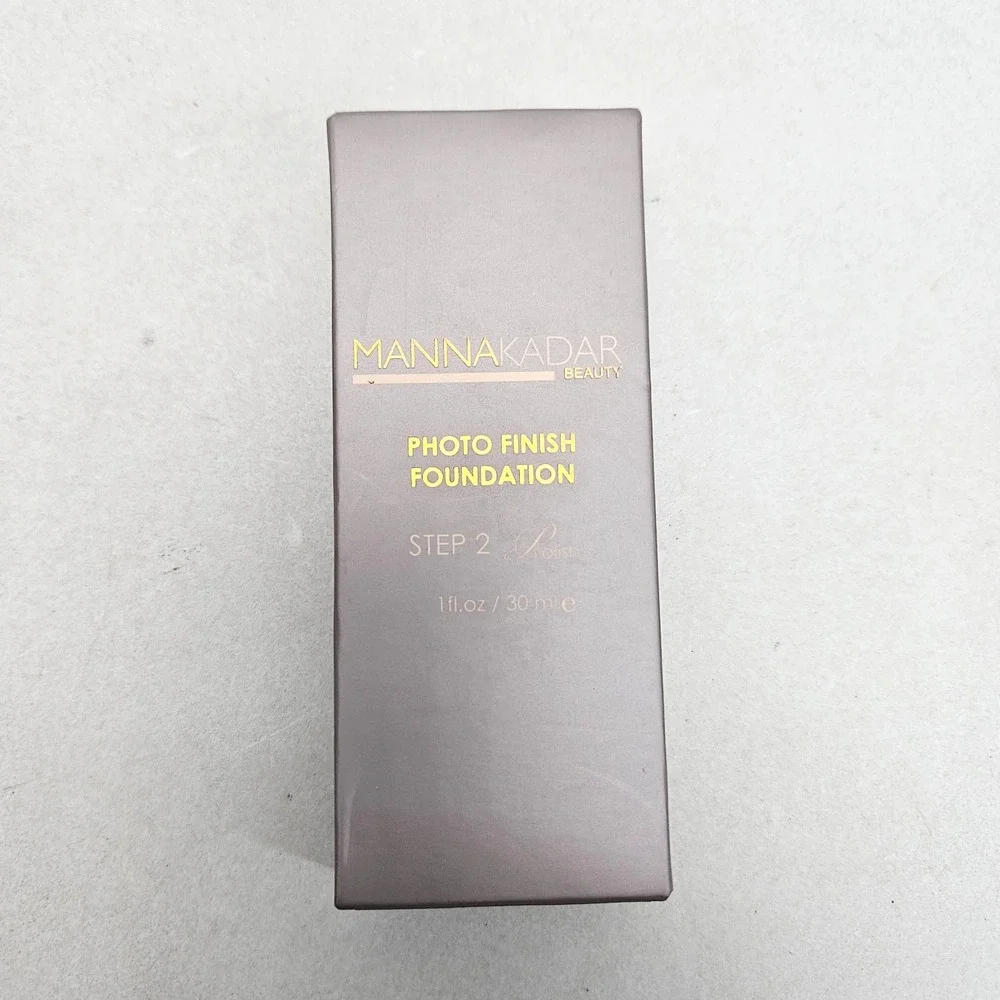 2 MANNA KADAR BEAUTY Photo Finish Foundation 1 OZ C3 Flawless Linen #83216 Tube